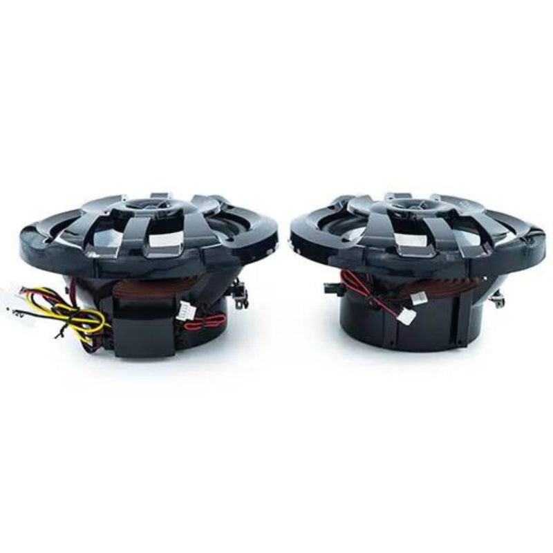 Pair of Kenwood 6.5" 2-way 4 Ohm 260W Max Marine Speakers W/ Built-in LED Lights