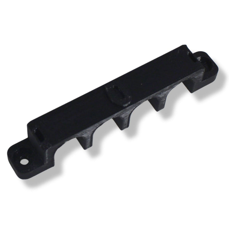 1/0 Gauge Cable Management Wire Comb Quad Slot Can Use w/ Cable Tie Red/Black