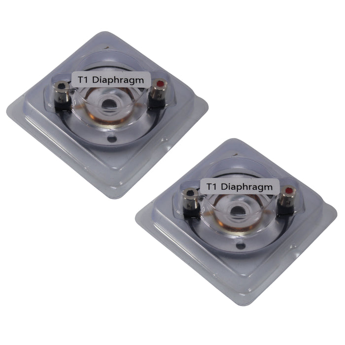 Pair of Titanium Tweeter Diaphragm Replacements for B2 RAGE T1 Neo 1"VC Tweeters