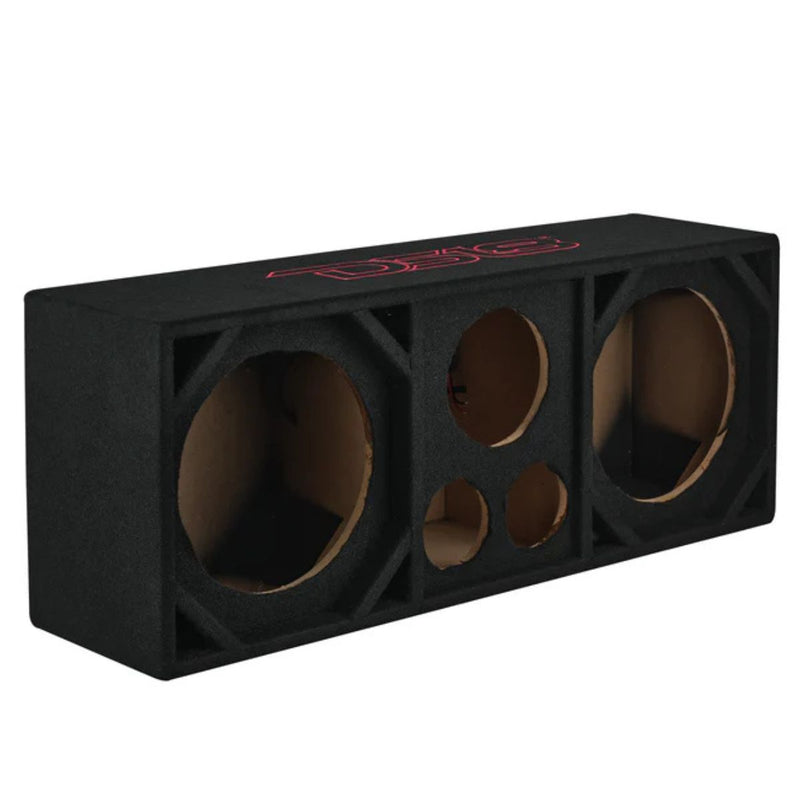 Dual 12 + Dual 4 Tweeter + 2 Driver Ported Voceteo Enclosure Speakon Ready