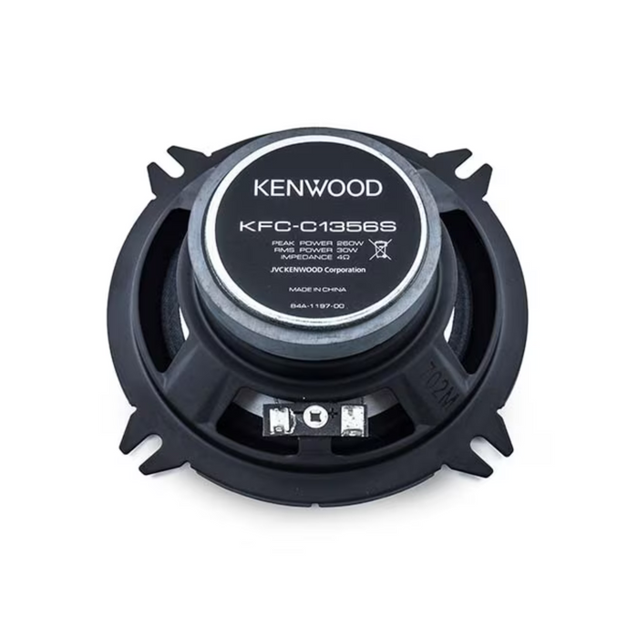 Kenwood 250 Watt 5.25-Inch Dual Cone Stereo Car Audio Speaker KFC-C1356S