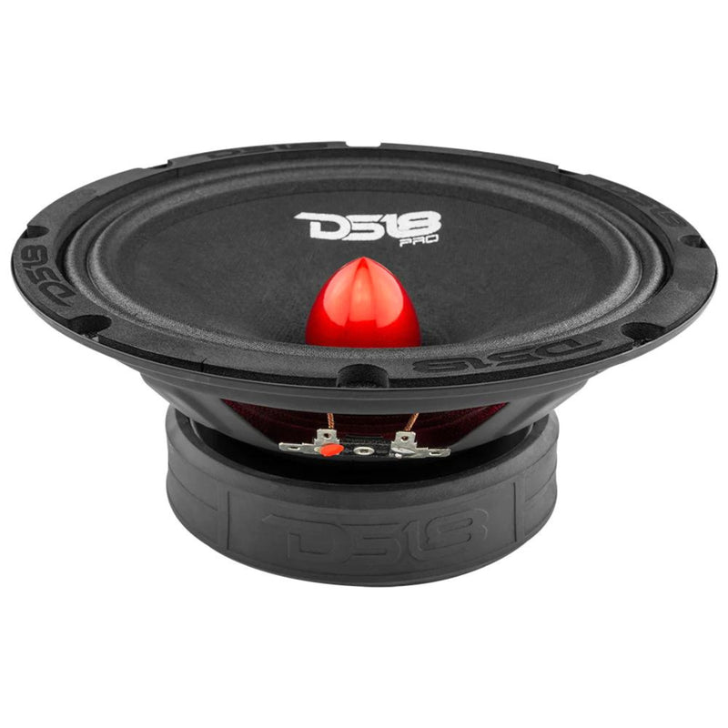 DS18 8" Mid Range 8 Ohm 580 Watts Loud Speaker With Aluminum Bullet PRO-GM8B