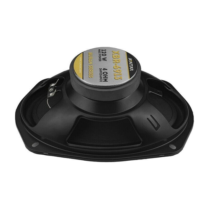 Pair of Avatar 6x9" 60W + 6.5" 150W RMS 4-Ohm Car Audio Black Coaxial Speakers