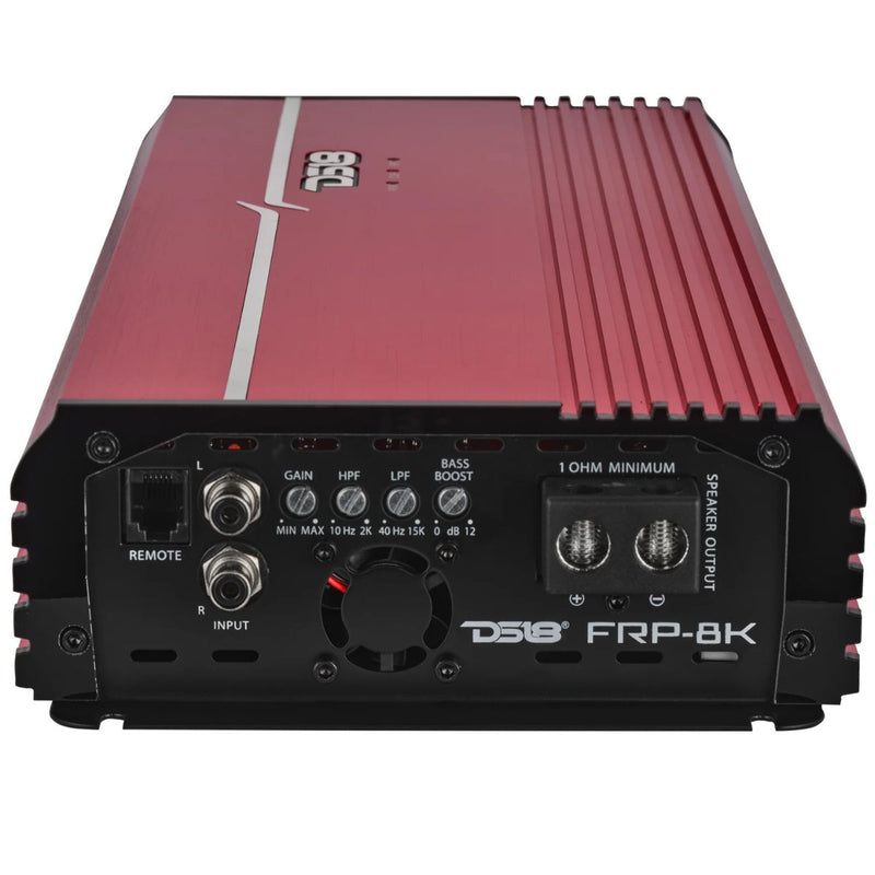 8000W RMS Monoblock Class D Full Range FRP Compact Car Audio Amplifier DS18