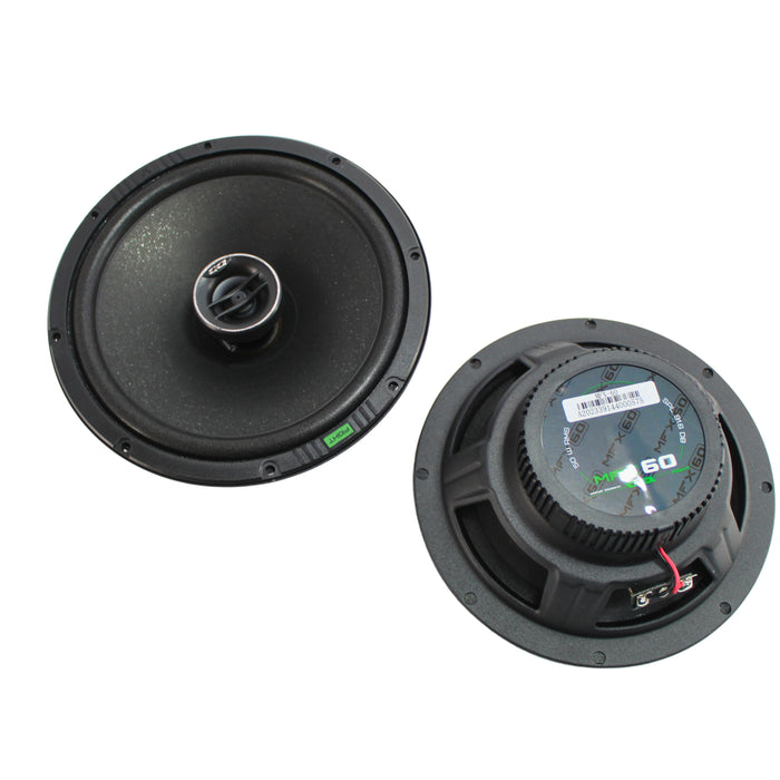 6.5" 50W RMS 4 Ohm Coaxial Speakers Deaf Bonce Machete FIGHT Series MFX-60