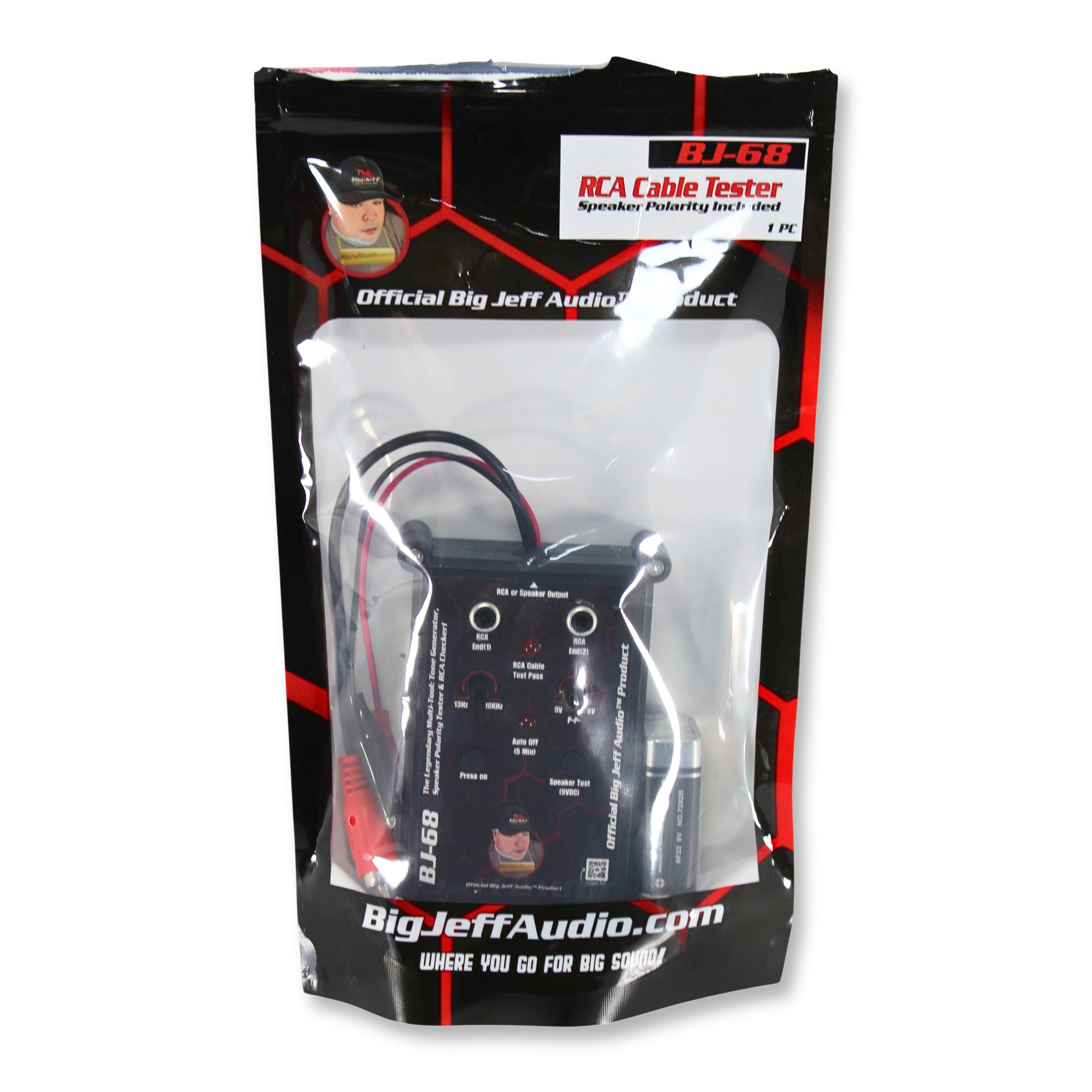 Handheld 9V Speaker Polarity Tester and Tone Generator / RCA Tester