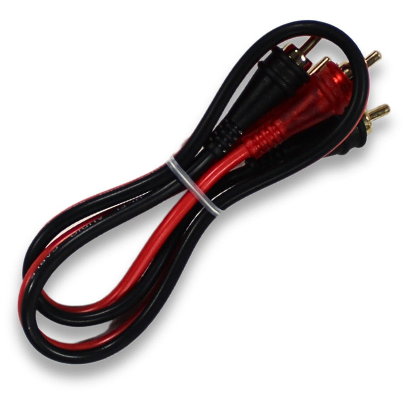 Audiopipe Frosted RCA Cables w/Gold-Plated RCA Connectors (10 Pack) 1.5-25 Feet
