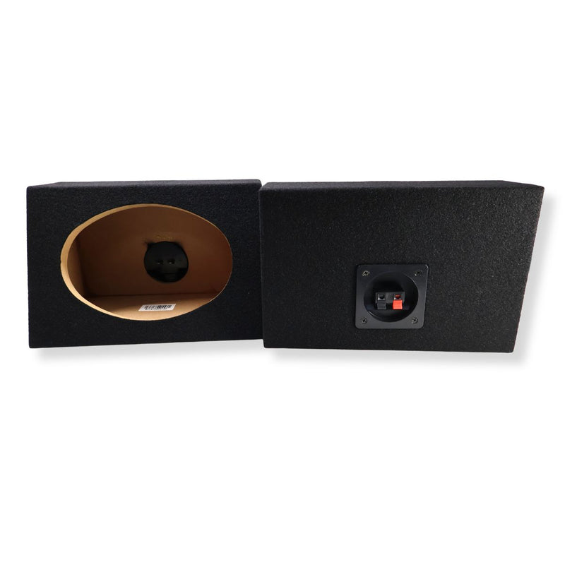 King Boxes 6x9" Universal Pair Carpet Car Speaker Enclosures KG-A69