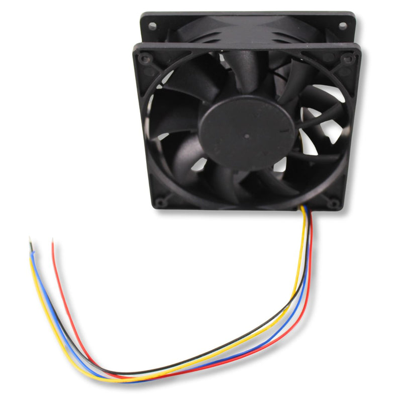 12 Volt 2.0A 4.7" Square High-Speed 50 CFM Waterproof & Quiet Cooling Fan