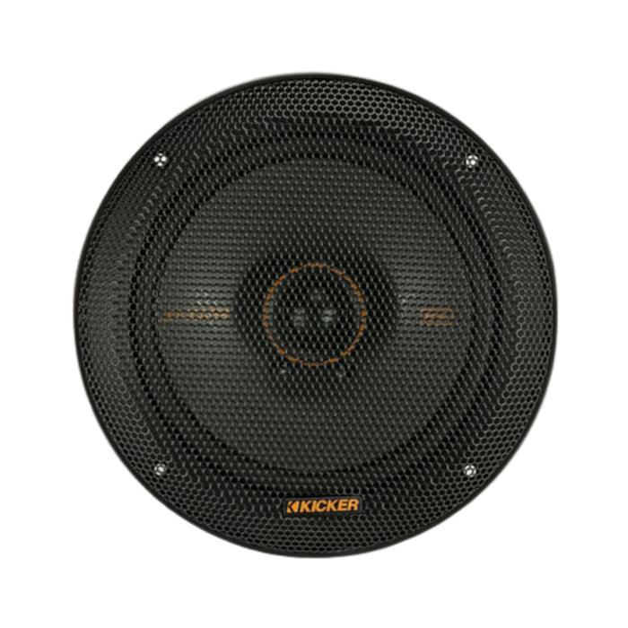 Kicker 6.5" 4 Ohm 200W Peak 2 Way Coaxial Thin Car Audio Loud Speakers KSC6504
