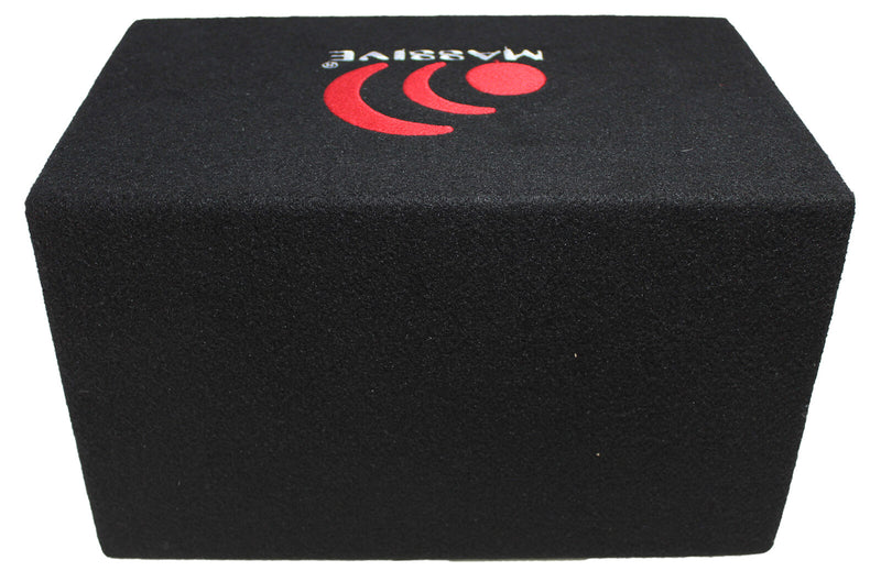 Massive Audio BG6 6.5" 500 Watt Dual 2 Ohm Loaded Subwoofer Ported Enclosure