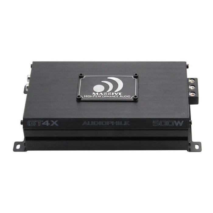 120 Watts RMS 4 Channel  2 Ohm Stable Class D Car Audio Amplifier Massive Audio