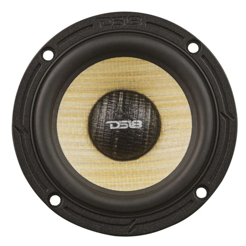 6.5" 150W RMS 4-Ohm DS18 DXQ6C3 3-Way Component Speaker Set Yellow Straw Cone