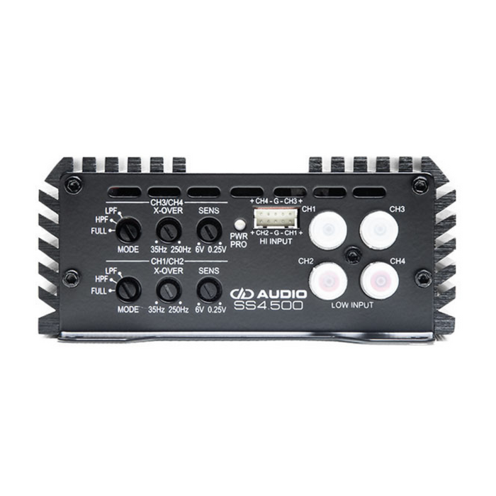 DD Audio SS Series 500 Watt Class D 4 Channel 2 Ohm Amplifier SS4.500