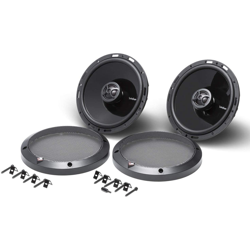 Rockford Pair of 6x9" 300W 4 Ohm 4-Way & 6.5" 220W 2-Way Car Audio Speakers