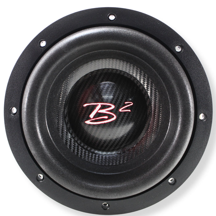 B2 Audio RAMPAGE Series 8" Dual 2-Ohm 2" Voice Coil 1000 Watt RMS Subwoofer