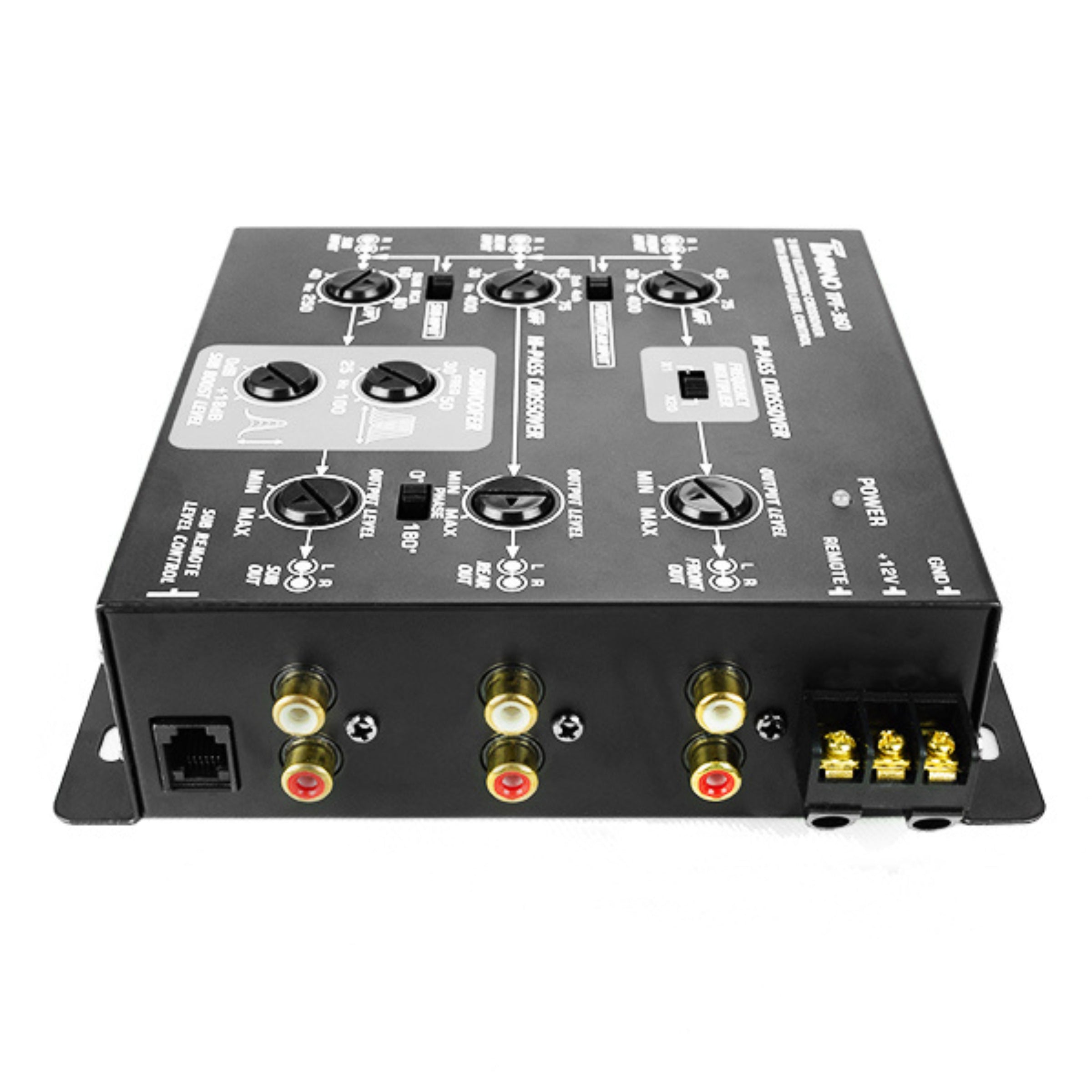 Timpano 3-Way Electronic Crossover 2/4/6 Channel Input 5-Volt RCA Outp ...