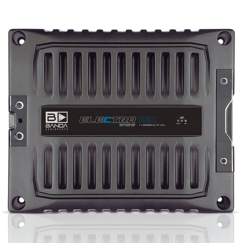 Banda ELECTRA Line Aluminum Brazilian 8000 Watt 1-Ohm Monoblock Bass Amplifier