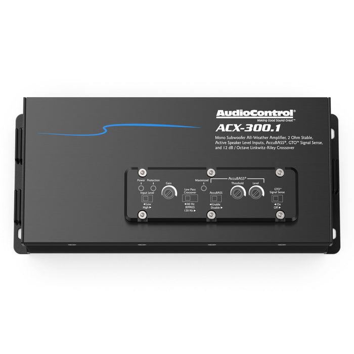 AudioControl Monoblock 300 Watt Marine and Powersports All Weather Amplifier