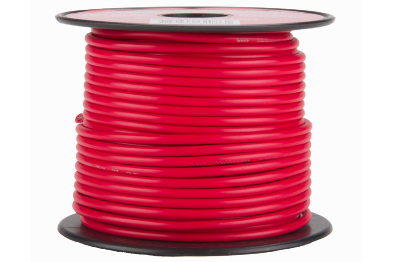 14 GA 100 FT Roll Red Stranded CCA Primary Wire Lot Cut By The Foot
