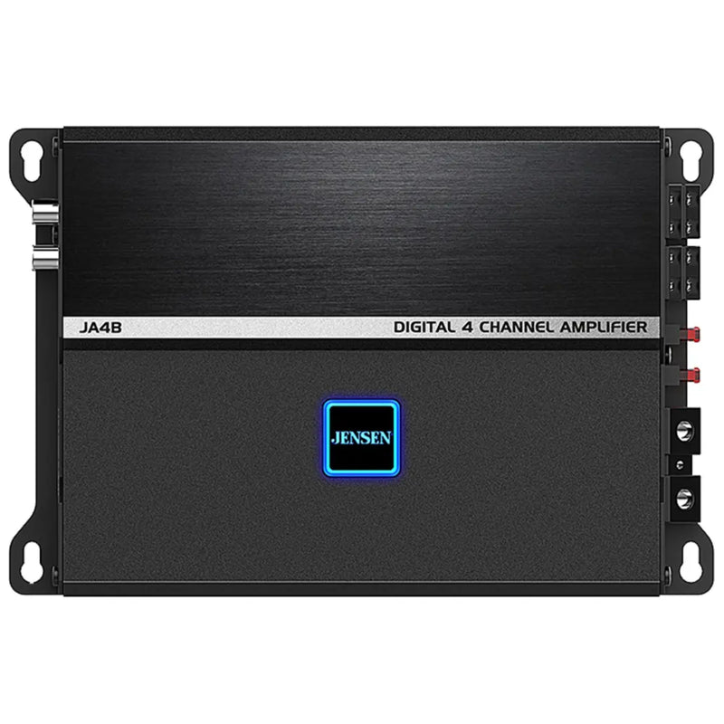 Jensen 4-Channel 740 Watts Class D RGB Amplifier w/ Bluetooth App Control