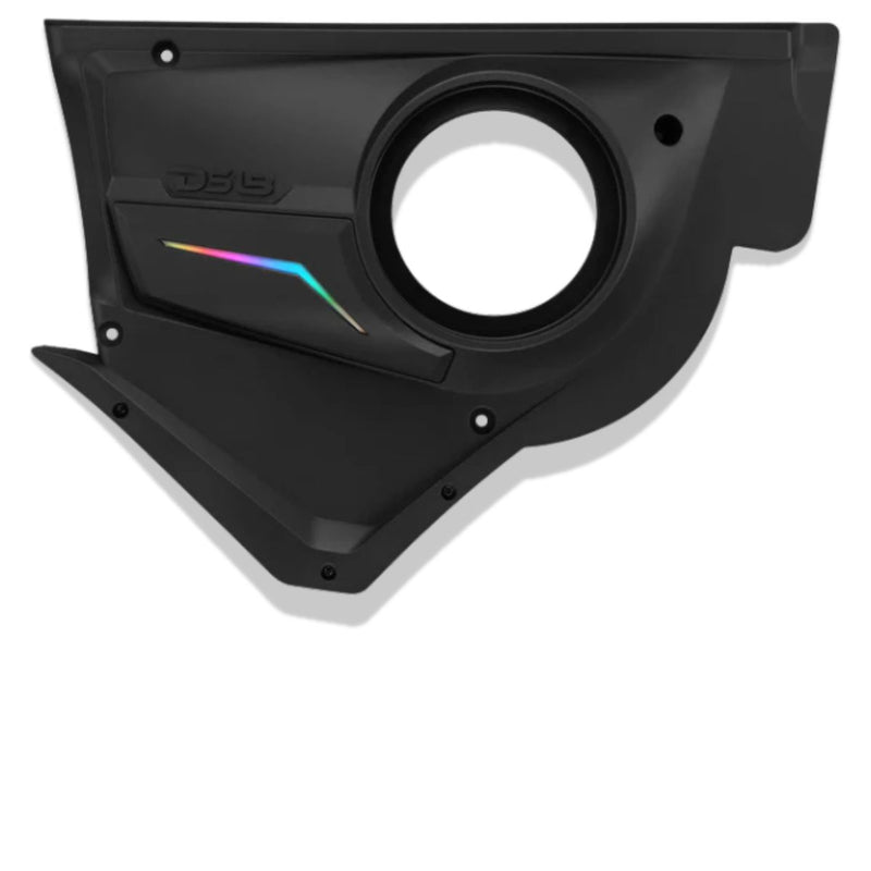 DS18 Can-Am Maverick X3 Front Door Speaker Panels w/ Digital LED Lighting 2020+