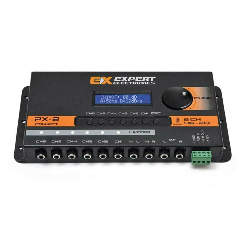 Expert Electronics 6 CH Bluetooth Equalizer 48 Band Sound Processor PX2 Connect