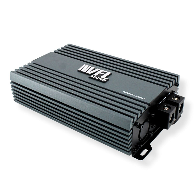 American Bass 3000 Watt 1-Ohm Monoblock Class D Digital Amplifier REBEL-3000.1
