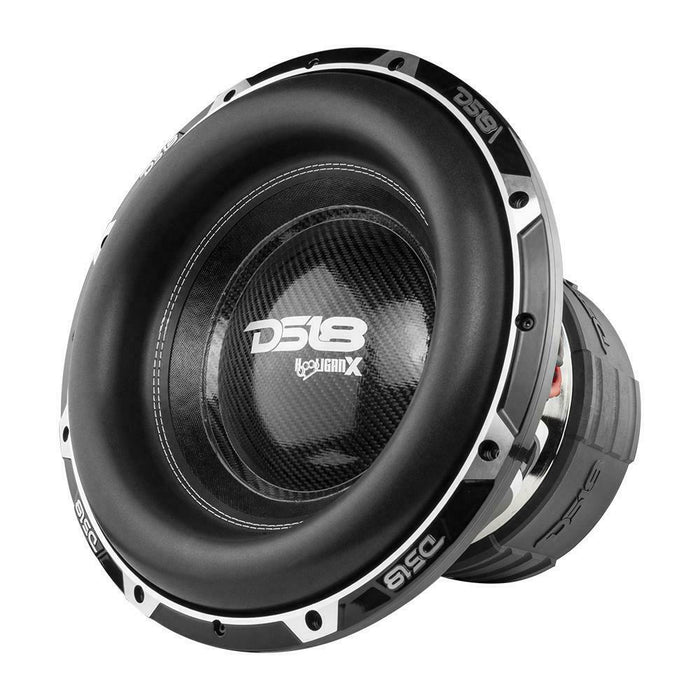 DS18 Hooligan X 15" 6000 Watt 4"DVC 2 Ohm High Excursion Competition Subwoofer