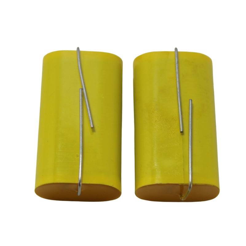 Pair of 4.7 Microfarad Bass Blocker 200V Metalized Film Capacitors