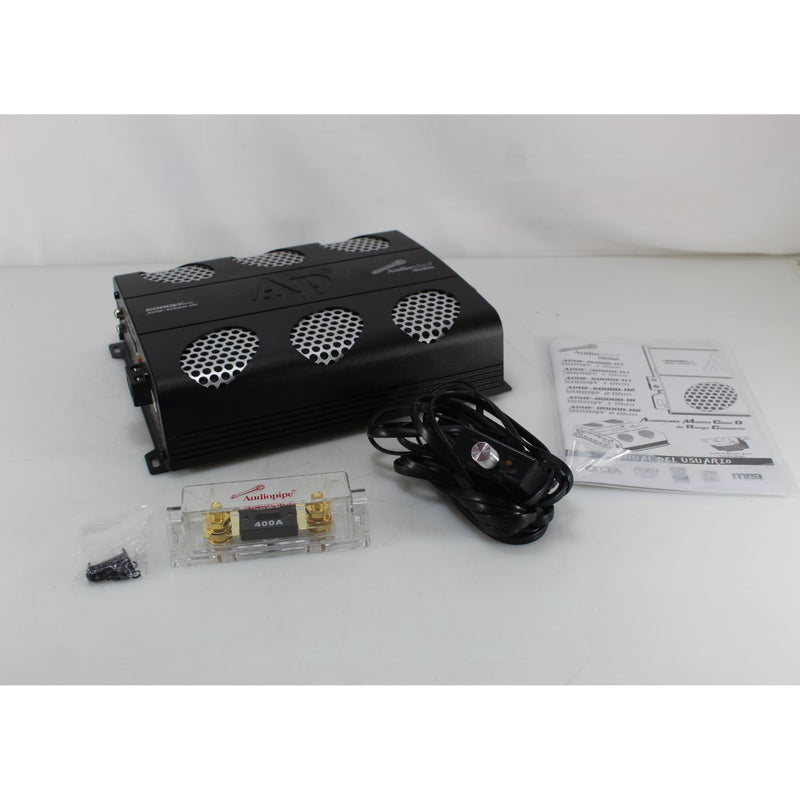 Audiopipe Full Range Amplifier Mono 1 Ch Class D 2 Ohms 5000 Bass Knob OPEN BOX