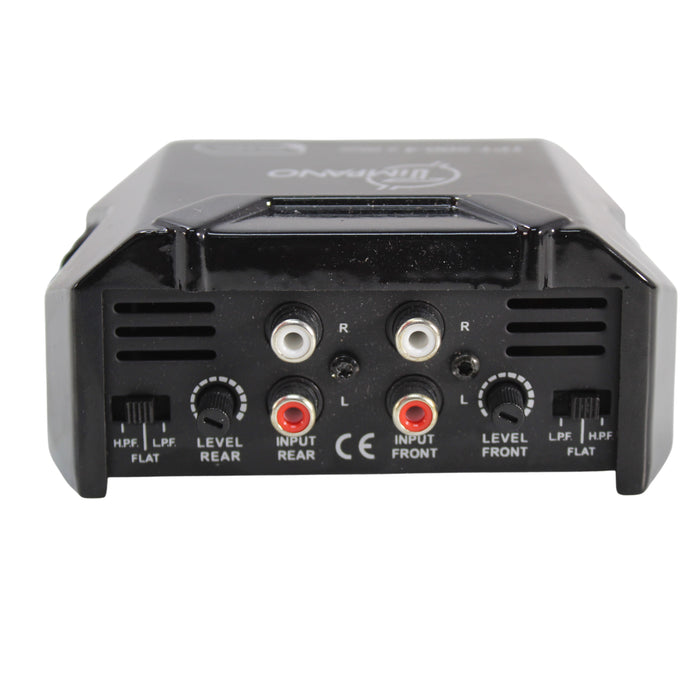Timpano 500W 2-Ohm 4-Channel Class-D Compact Amplifier Black / TPT-500.4-2-BK
