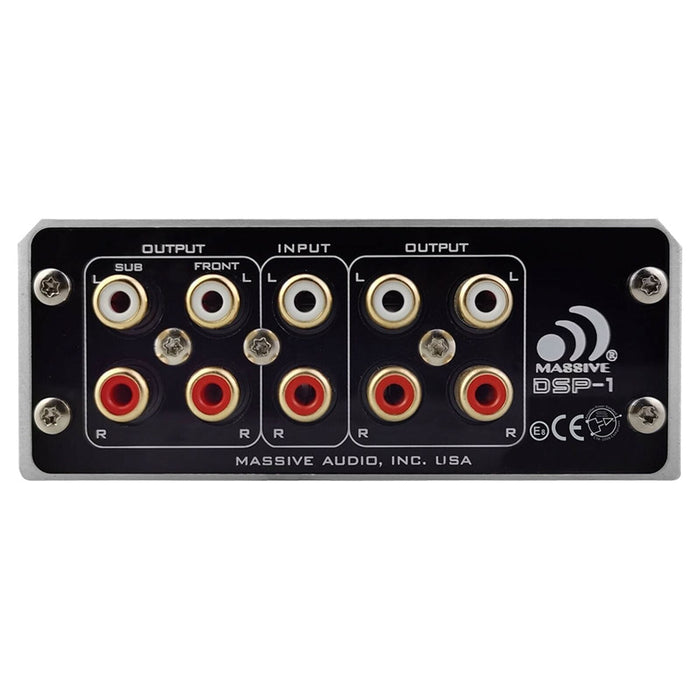 Massive Audio Digital Signal Processor/EQ with 4 CH Amplifier Built-In Car Audio