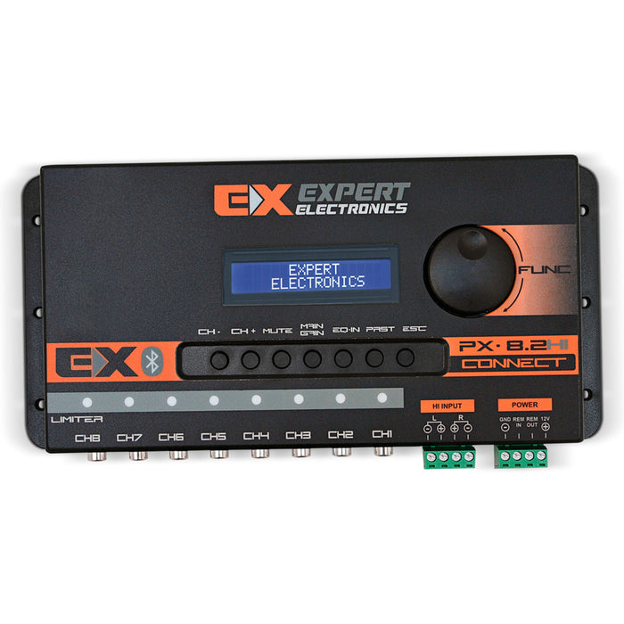 Expert Electronics PX-8 Connect Bluetooth + App Hi-Input DSP 2 in / 8 Out