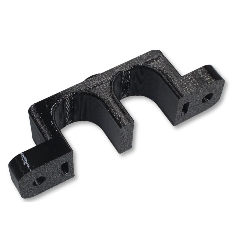 1/0 Gauge Cable Management Wire Comb Dual Slot Use w/ Cable Zip Tie Red/Black