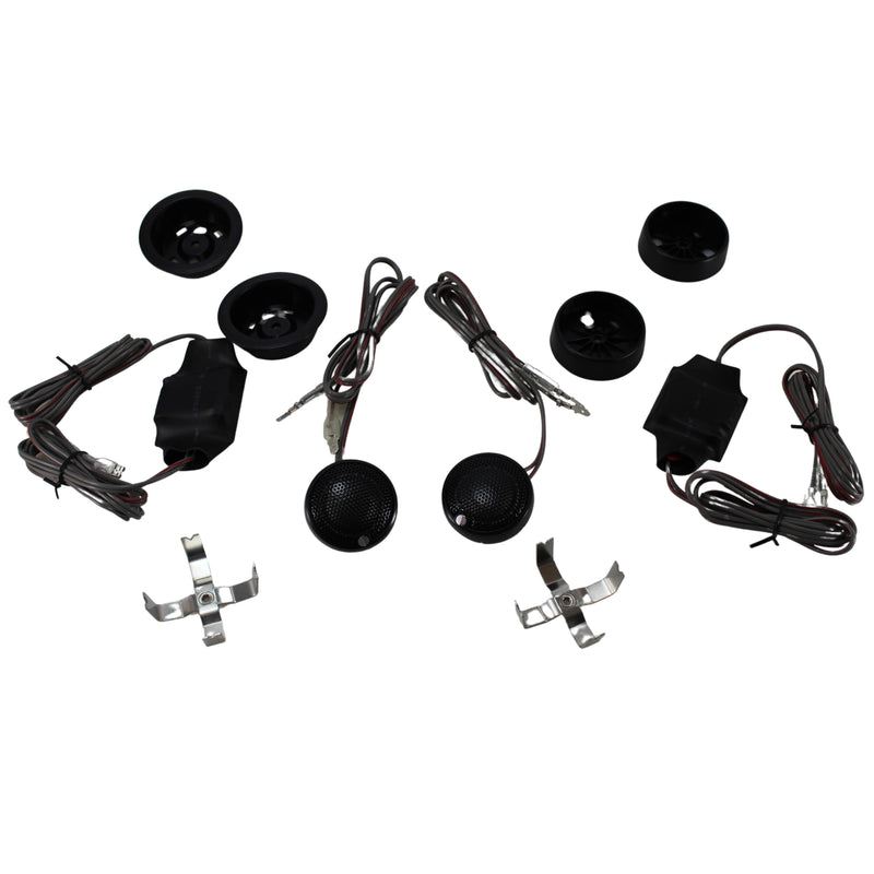 Pair of 1" 4-Ohm 50 Watts RMS / 200 Watts MAX Silk Dome Tweeters