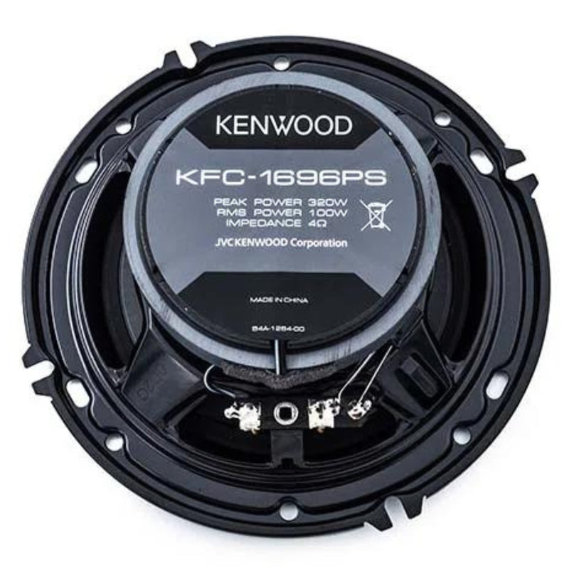Pair of 6.5" 4-Ohm 2-Way Speakers & Single Din Bluetooth Car Stereo Combo