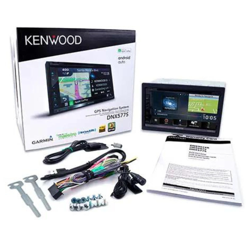 Kenwood DNX577S Navigation Receiver w/ SiriusXM Satellite Radio Tuner Kit