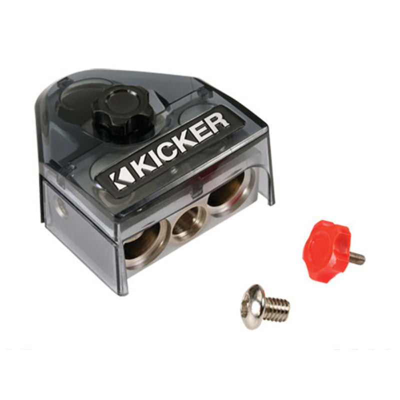 Kicker Pos/Neg Battery Terminal 2x 0 AWG - 8 AWG / 1x 4 AWG - 8 AWG 46BT4