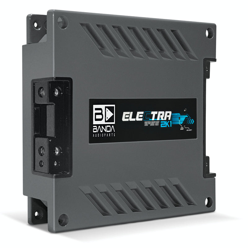 Banda ELECTRA Line Aluminum Brazilian 2000 Watt 2-Ohm Monoblock Bass Amplifier