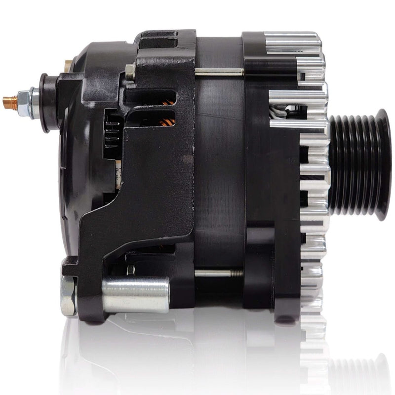 Mechman 370A Billet Elite Series Large Case Alternator for 5.9L Cummins 88-2002