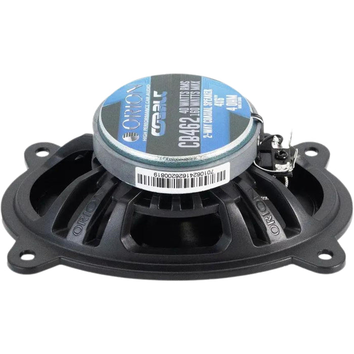 4x6" 40W RMS | 160W Peak 4-Ohm 2-Way Coaxial Speakers ORION COBALT Series/ CB462