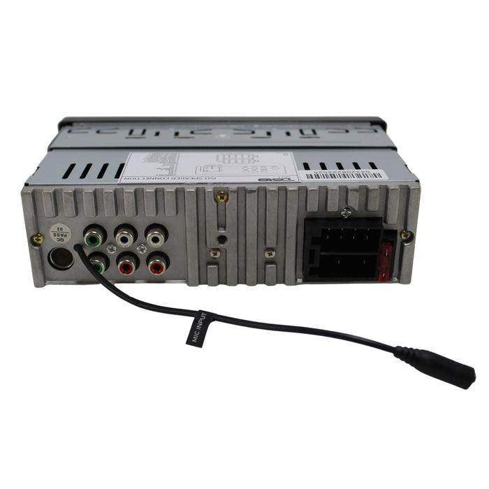 DS18 1 Din Mechless Bluetooth Radio Car Stereo w/ Remote USB/AUX/SD/AM/FM SDX1