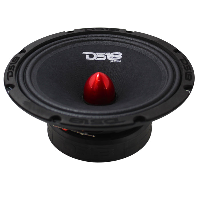 DS18 Pro 8" 580W MAX 4-Ohm Mid Range Loud Speaker With Bullet PRO-GM8.4B