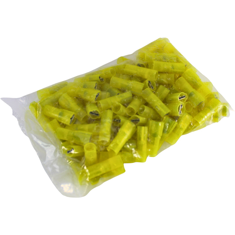 3M Yellow Nylon Female Quick Disconnect 12-10 AWG .250 100PK Metra / 3MYNFD250F