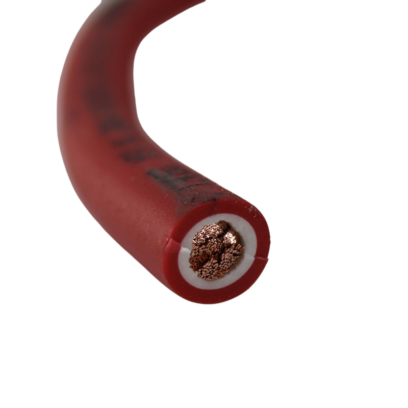 GP Car Audio 4 AWG 100% OFC Power/Ground Wire Red Lot Cut By The Foot