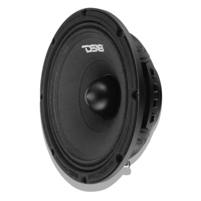 DS18 Pro 8" 375W RMS 4-Ohm Mid-Range Loudspeaker w/ Neo Rings & Aluminum Bullet