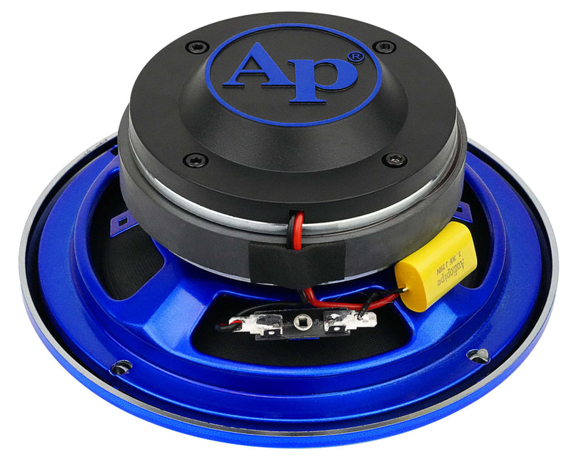 Audiopipe 6.5" 150W RMS 4 Ohm Blue Eye Candy Compression Horn Midrange Coax Speaker