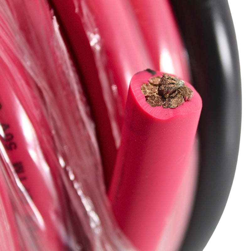 0 Gauge Tinned Marine OFC Power/Ground Wire Red Kicker Lot Cut By The Foot