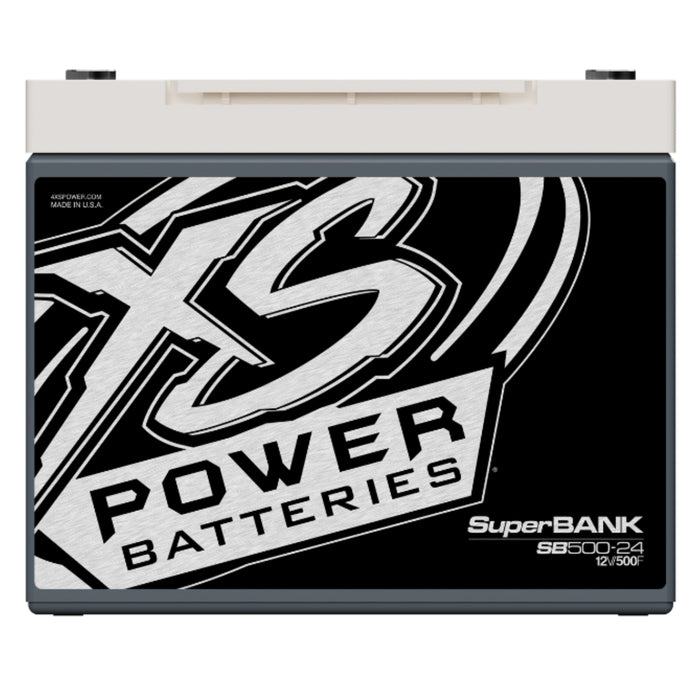 XS Power 12V BCI Group 24, Super Capacitor Bank, Max Power 4000W 500 Farad